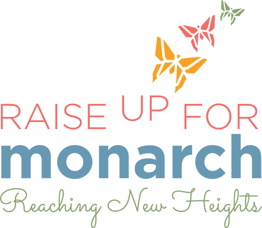 Logo for Raise Up for Monarch event